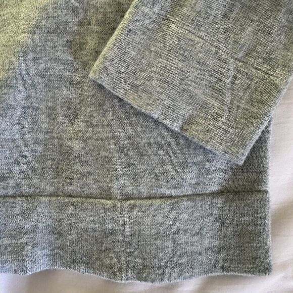 J.Crew Womens XS Knit Sweater Heather Green 100% Cotton Long Sleeve Soft - Picture 6 of 8